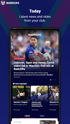 New Zealand Warriors android App screenshot 3